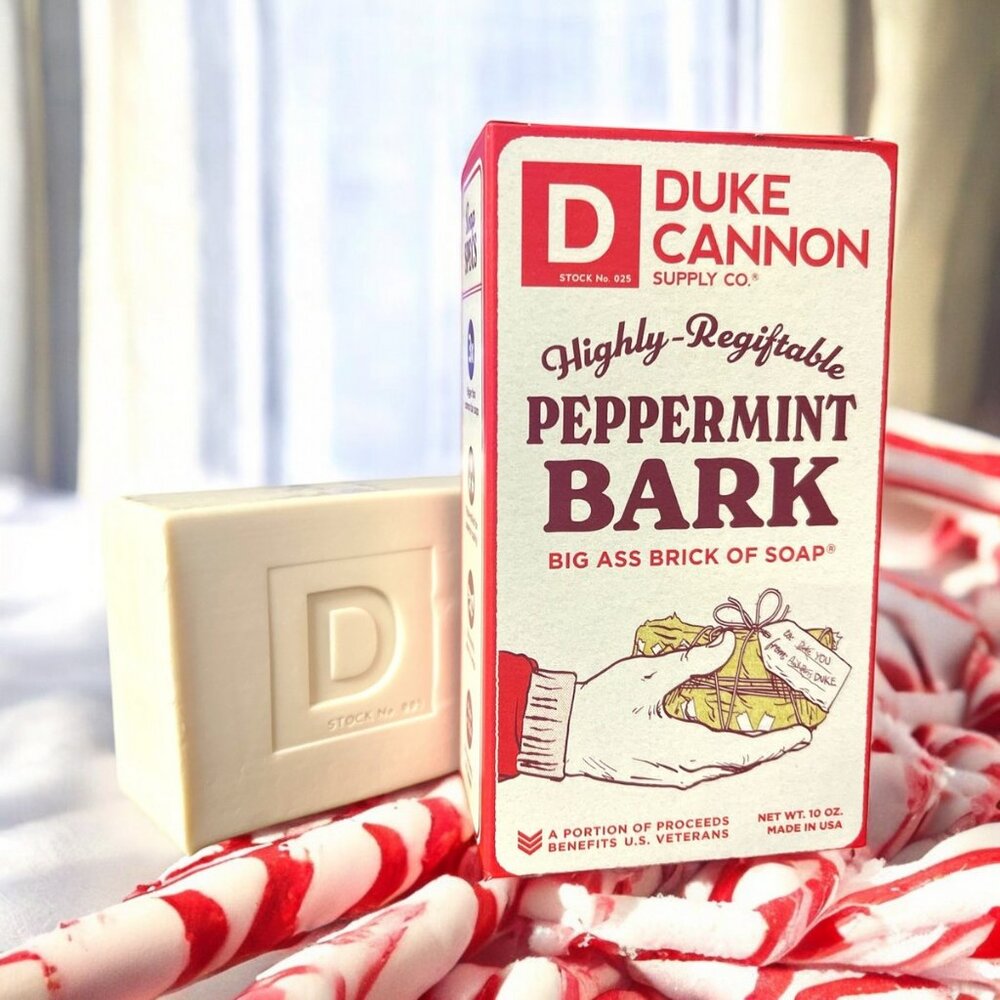 Duke Cannon Big Brick of Soap - Peppermint Bark  x (2 Bars)